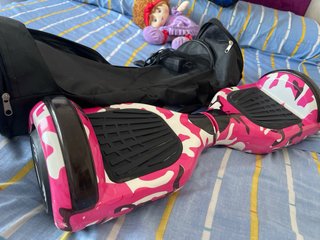 Hoverboard Estampado Militar Rosas