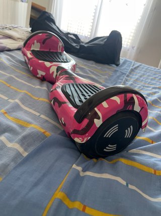 Hoverboard Estampado Militar Rosas