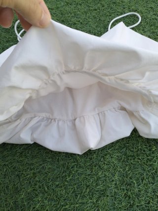 Top H&M bianco a palloncino taglia XS