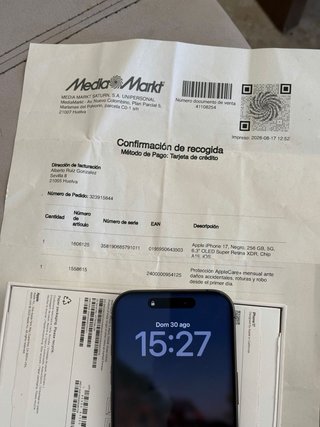 iPhone 17 256GB Negro