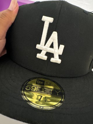 Gorra New Era LA 59FIFTY Negra Talla 7 1/4