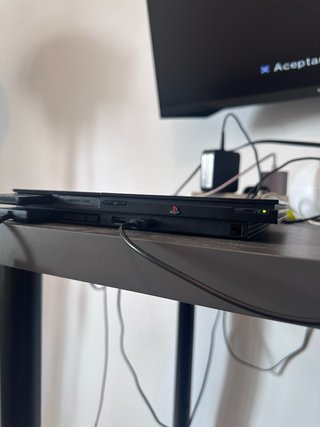 Consola PlayStation 2 Slim Negra + 5 Juegos