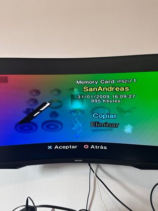 Consola PlayStation 2 Slim Negra + 5 Juegos