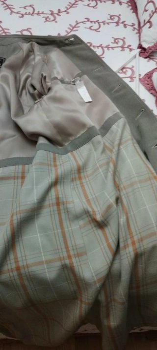 Gabardina caballero gris