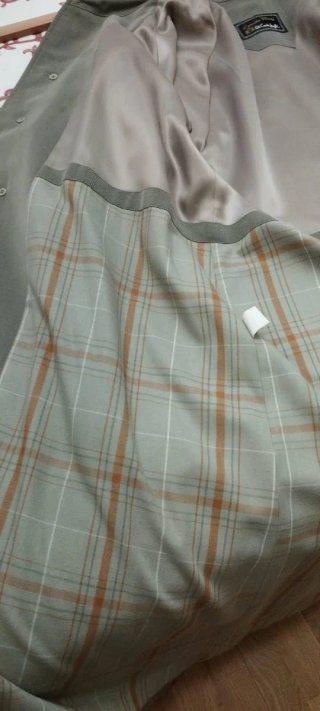 Gabardina caballero gris