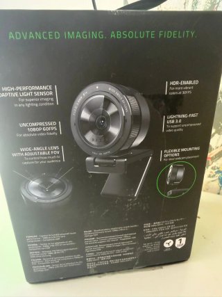 Razer Kiyo Pro Webcam Full HD 1080p 60fps HDR