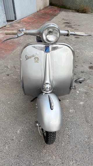Vespa Plata Scooter Clásica modelo 125 S