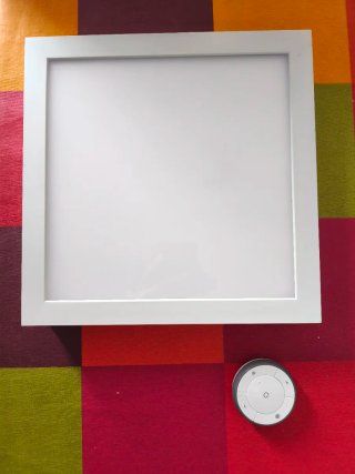 Panel LED Cuadrado Blanco con mando