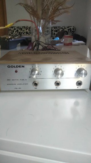 Amplificador con Bocina Luz y Batería