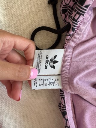 Sudadera Adidas Morada y Blanca