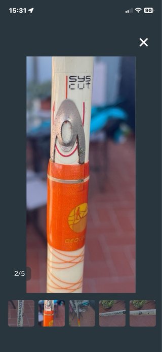 Caña de pesca con funda y 3 picas