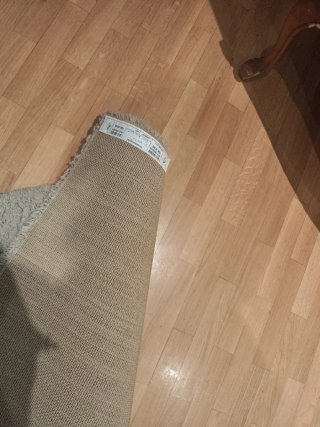 Alfombra gris Ikea