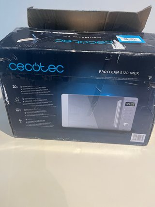 Microondas Cecotec Proclean 5120 Inox Grill