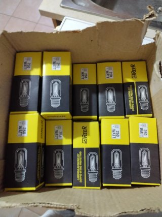 Lotto 33 Lampadine Alogene Tubolari E27 250W