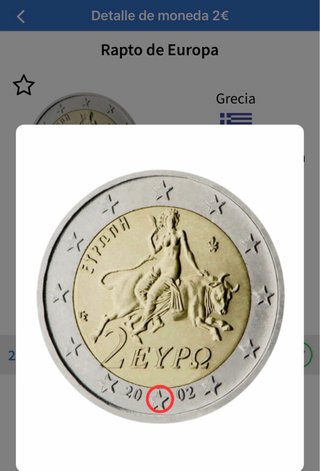 Moneda 2€ Grecia 2002