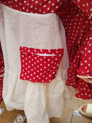 Traje de flamenca caldera