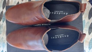 Botines piel mujer T41 marrones. Marfa Alpro.