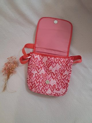 Bolso bandolera TOPModel rojo y rosa niña original