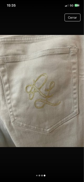 Pantalón recto Polo Ralph Lauren azul