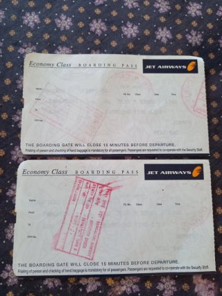Carte Jet Airways