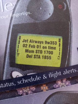 Carte Jet Airways