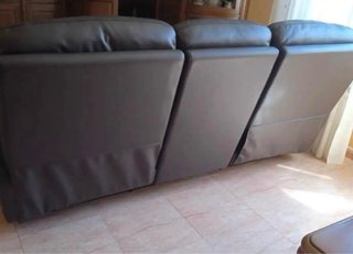 Sofás de piel reclinable