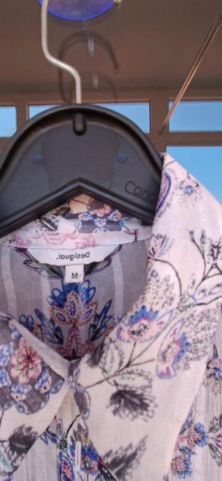 Camisa Desigual Talla M Estampada Manga Corta