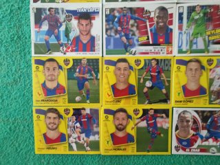 Lote de cromos Levante FC Liga Este Panini