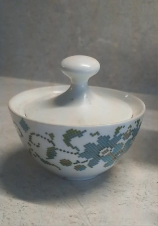 Juego de café Bidasoa porcelana y metal
