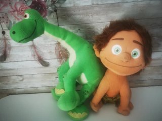 Peluche Arlo y Spot de El Viaje de Arlo Disney