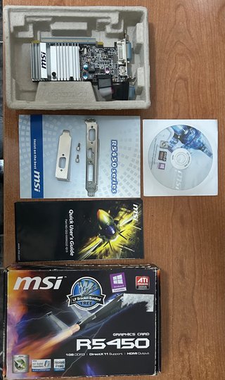 Tarjeta Gráfica MSI R5450 1GB DDR3