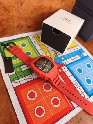 Reloj ONOLA Automático Hombre Rojo