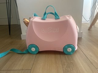 Maleta infantil Trunki rosa y turquesa