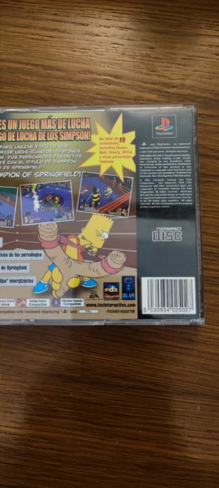 The Simpsons Wrestling per PS1