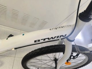 Bicicleta Rockrider 100 Bianca