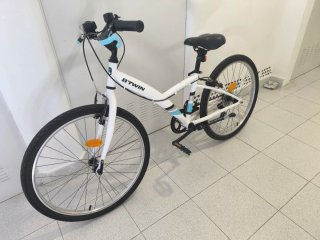 Bicicleta Rockrider 100 Bianca