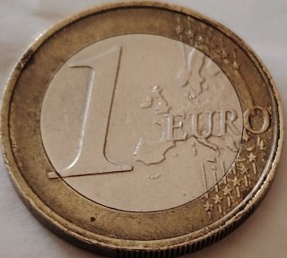 1 Euro Portugal 2016 error acuñación