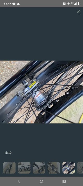 Bicicleta Chopper Negra