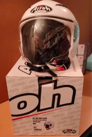 Casco Airoh City One Blanco Talla XL
