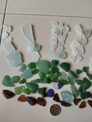 Vetrini levigati dal mare