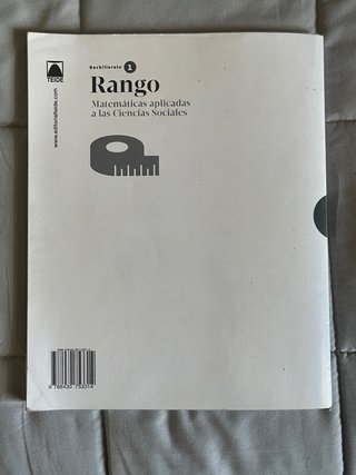Rango. Matemáticas aplicadas a las CCSS 1 BACH