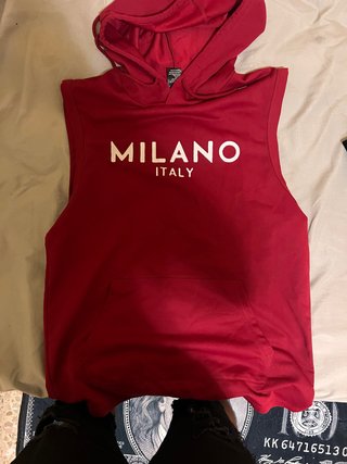 Sudadera sin mangas MILANO ITALY Roja