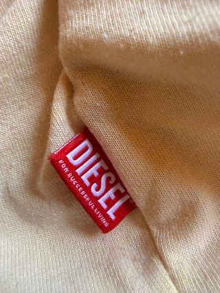 Camiseta Diesel Talla M Beige Multicolor
