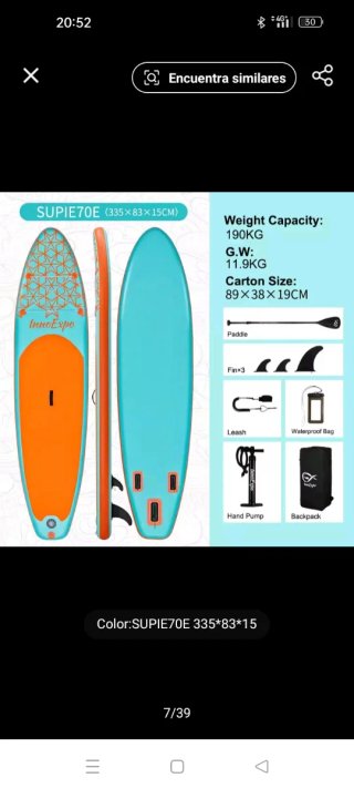 Tabla Paddle Surf