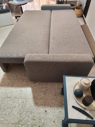 Divano letto a 3 posti Ikea grigio