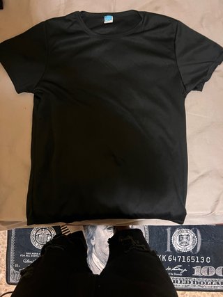 Camiseta negra manga corta