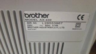 Máquina de escribir eléctrica Brother AX-430