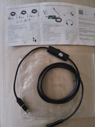 Endoscopio USB C 3 en 1 para inspección