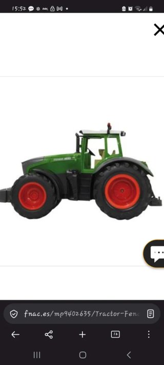 Tractor teledirigido mando distancia