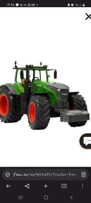 Tractor teledirigido mando distancia